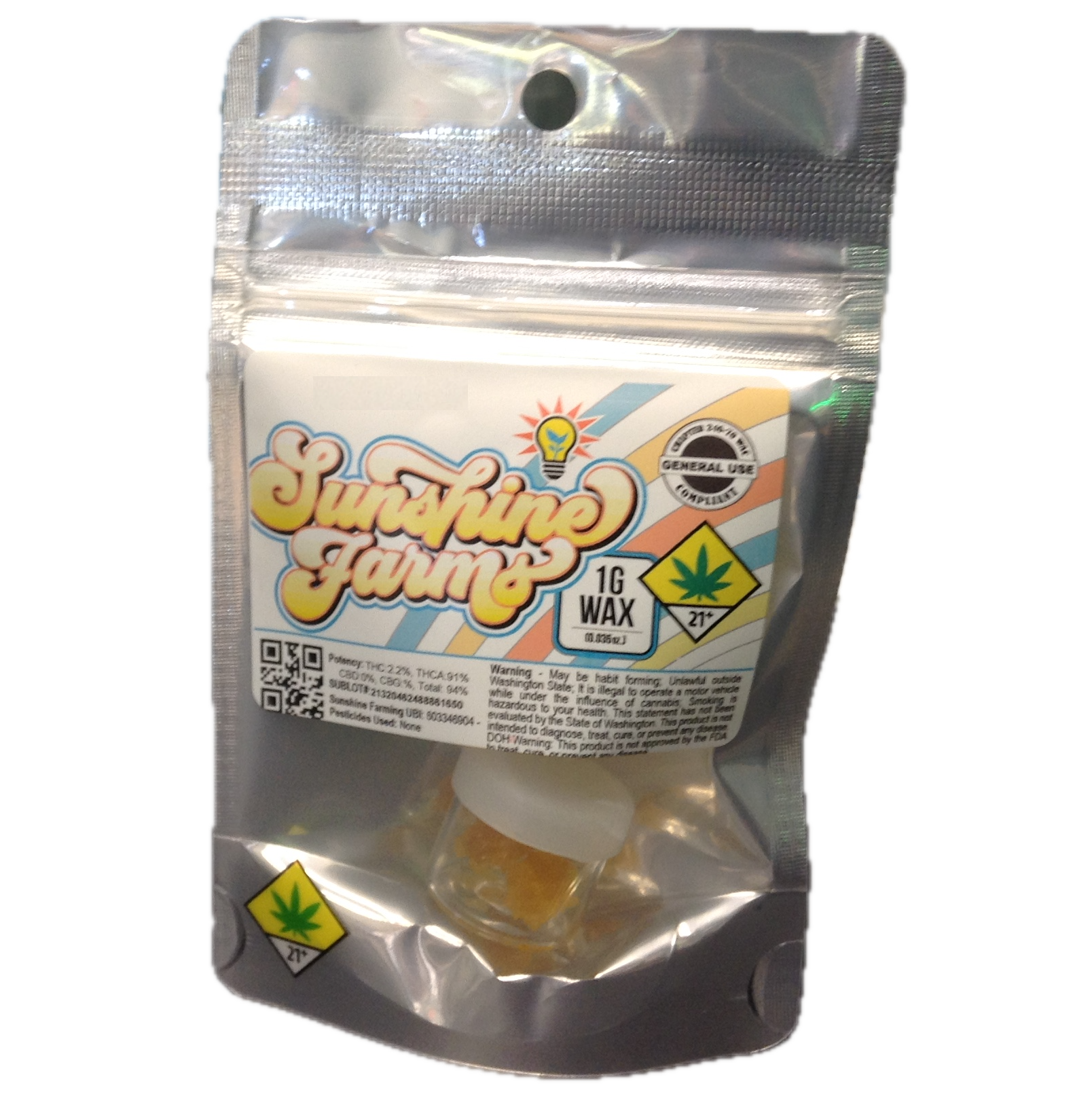 Photograph of product: Purple Punch BHO Sugar Wax