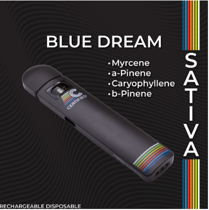 Photograph of product: Blue Dream Disposable Vape