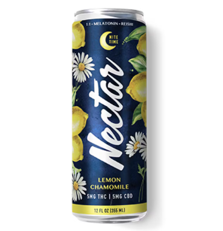 Photograph of product: Beverage | Nitetime Lemon Chamomile | 1:1 TH-oui:CBD
