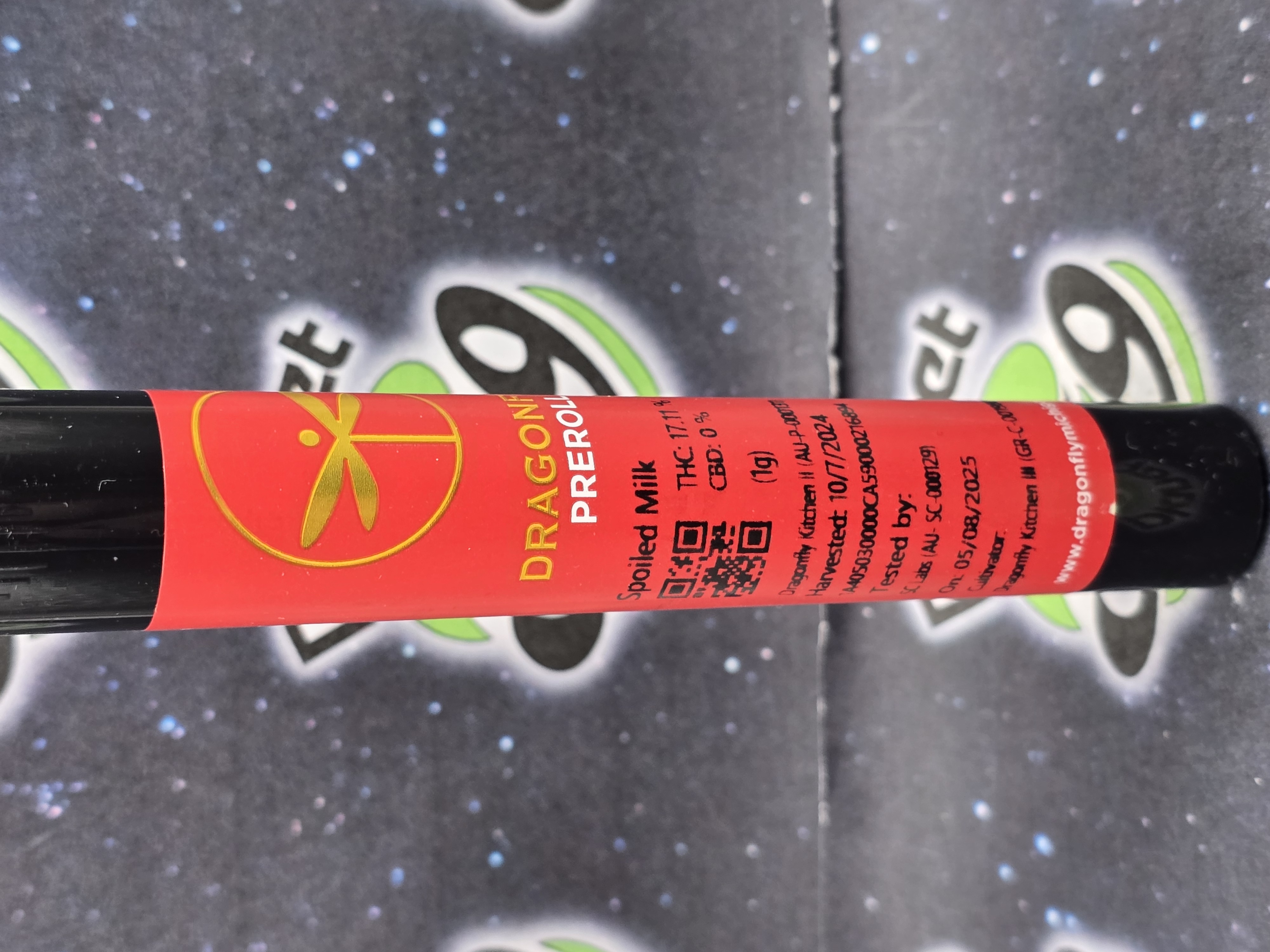 Photograph of product: Dragonfly | Spoiled Milk Preroll