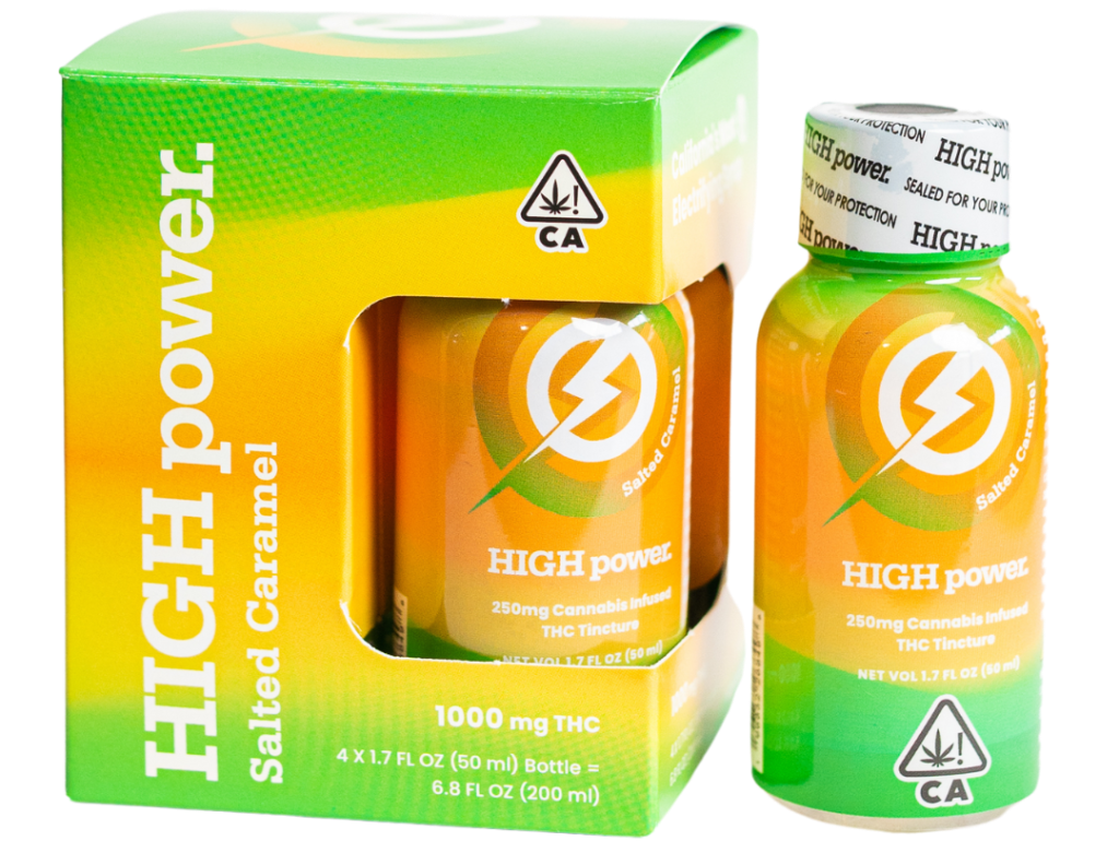 Photograph of product: High Power | Tincture (4pk) | Salted Caramel (6.8oz)