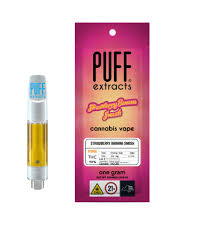 Photograph of product: PUFF | VAPE CARTRIDGE | STRAWBERRY BANANA SMASH