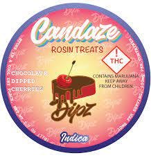 Photograph of product: Candaze | Rosin Gummies | - 100mg | Dipz | Chocolate Raspberry | H