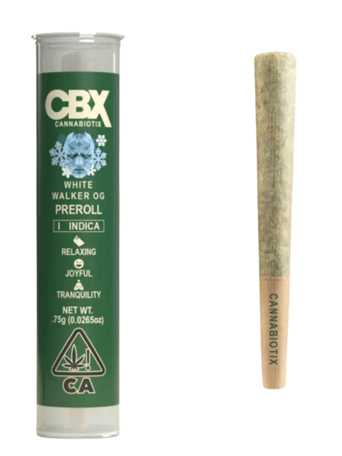Photograph of product: White Walker OG | .75g Pre Roll - 