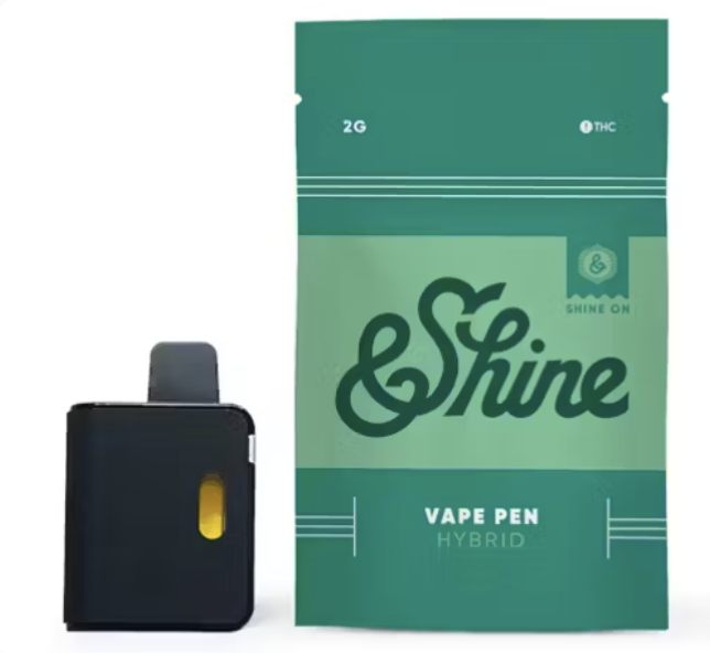 Photograph of product: &Shine l Apple Fritter NCD Vape Pen (Disposable) l 2g