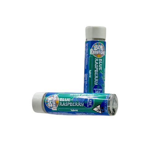 Photograph of product: Blue Raspberry Infused Preroll [H]