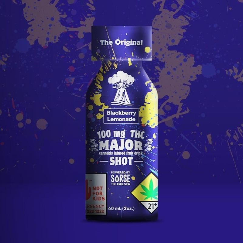 Photograph of product: Blackberry Lemonade Major Blast Shot | 100mg (DOH)