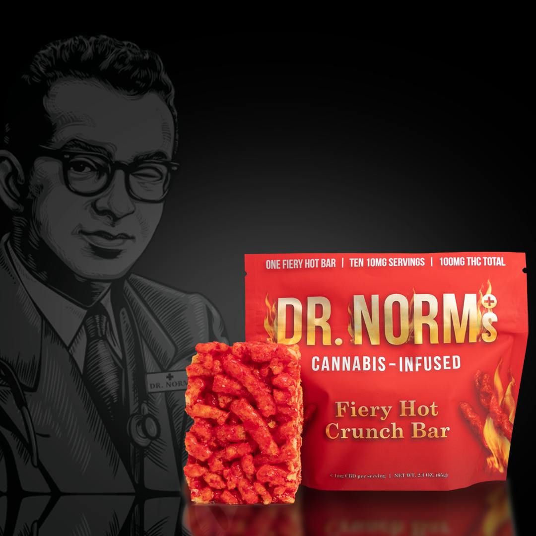 Photograph of product: Firey Hot Crunch Bar   100mg