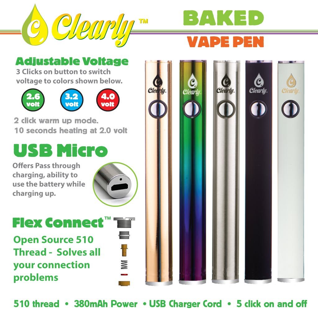 Photograph of product: Kings - Custom Logo Baked Battery - Clearly