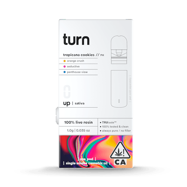 Photograph of product: Tropicana Cookies 1g Live Resin Pod - Retail