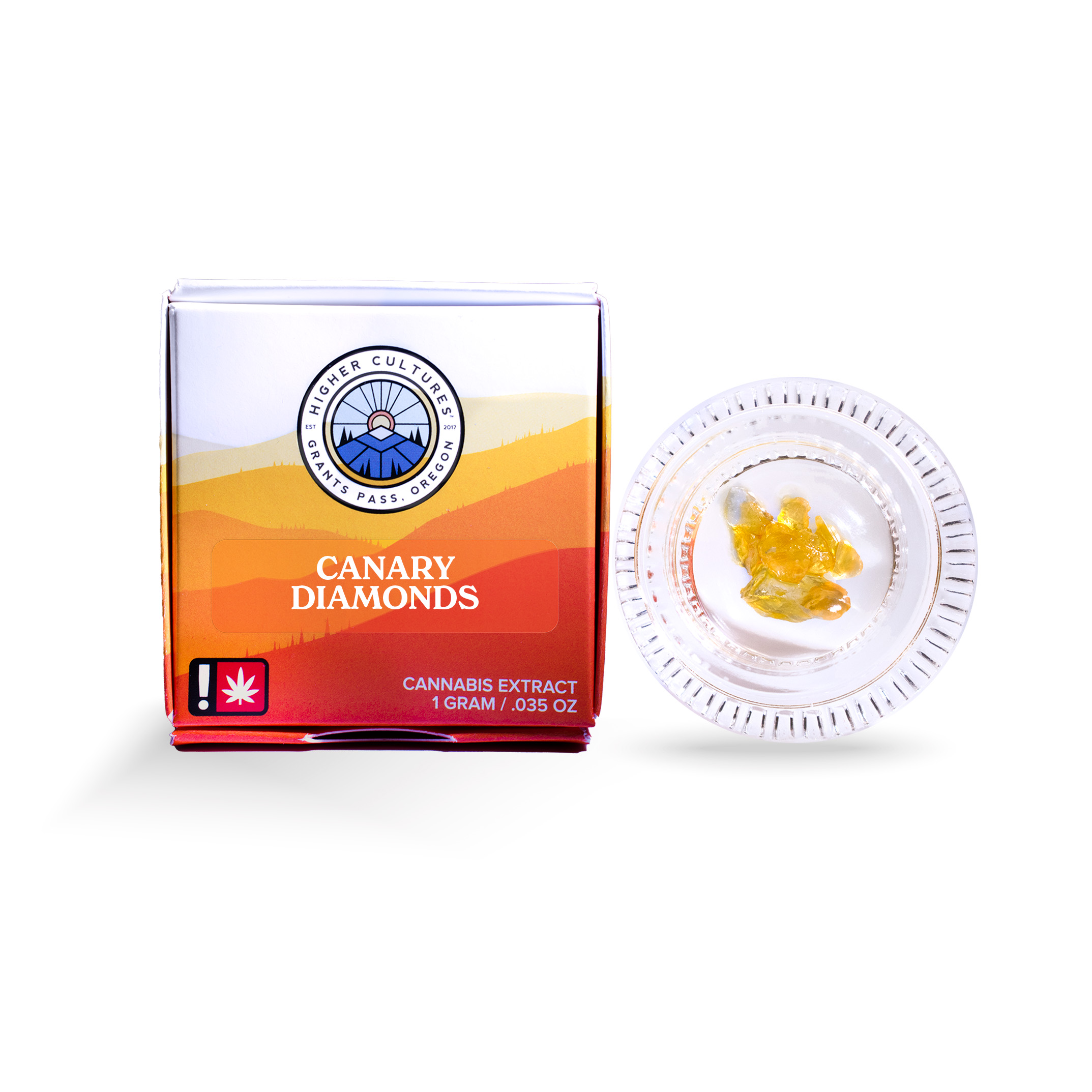 Photograph of product: Higher Cultures - 91 Octane - Dabs LR Canary Diamonds