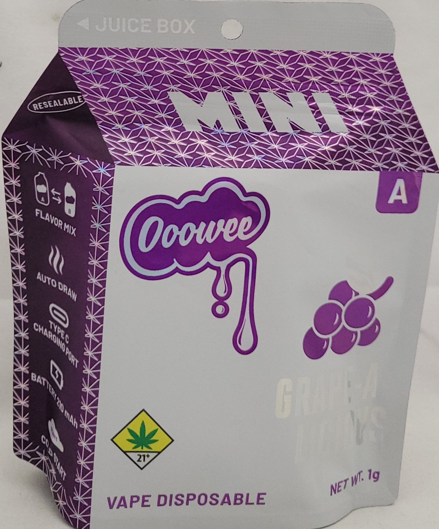 Photograph of product: Grape A Licious *A Side* | 1g  *General Use Compliant*