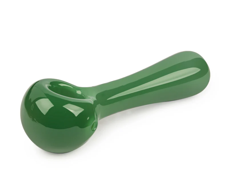 Photograph of product: 4.5" Spoon Hand Pipe - Jade Green