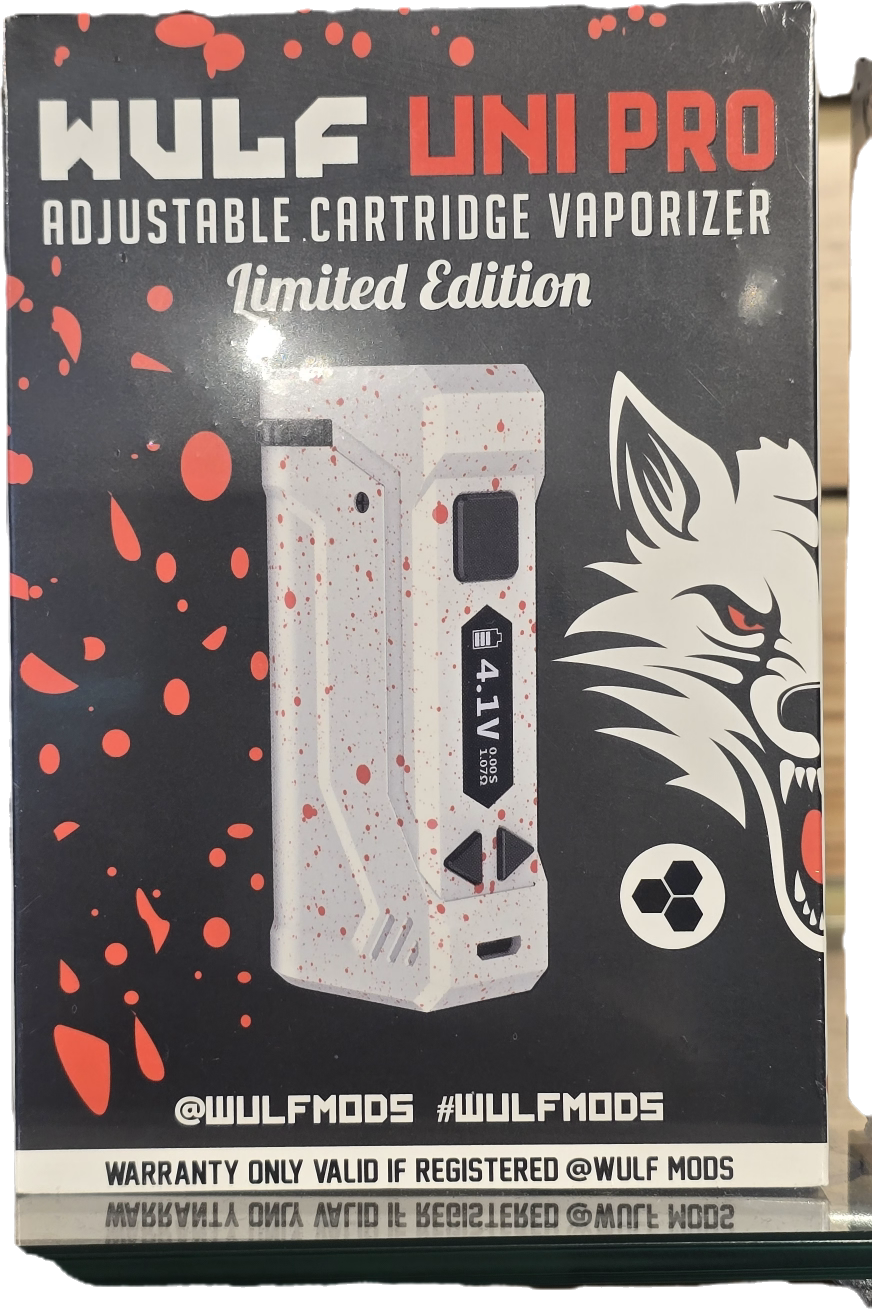 Photograph of product: Elite | YoCan | Wulf | UNI Pro | Cartridge Vaporizer |