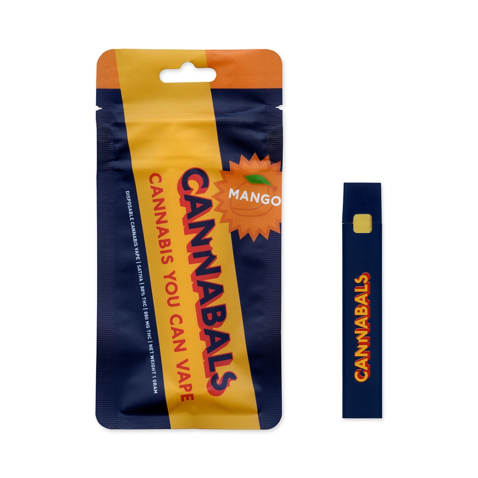 Photograph of product: Cannabals | Mango | All-In-One Vape 1g