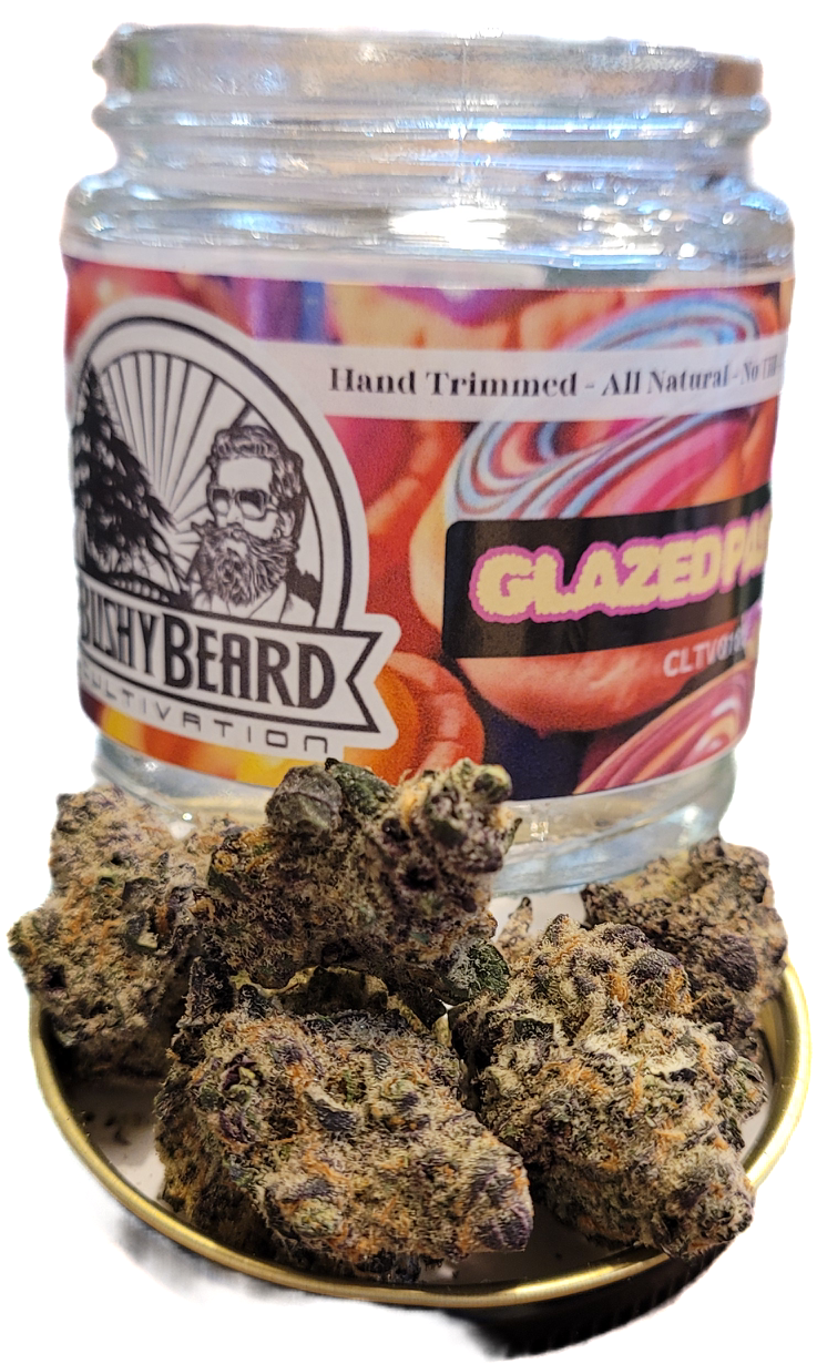 Photograph of product: Glazed Pastry Jar | Bushy Beard - 3.5g