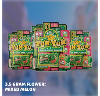 Photograph of product: Yum Yum Pre-Packaged Mixed Melon - 3.5g