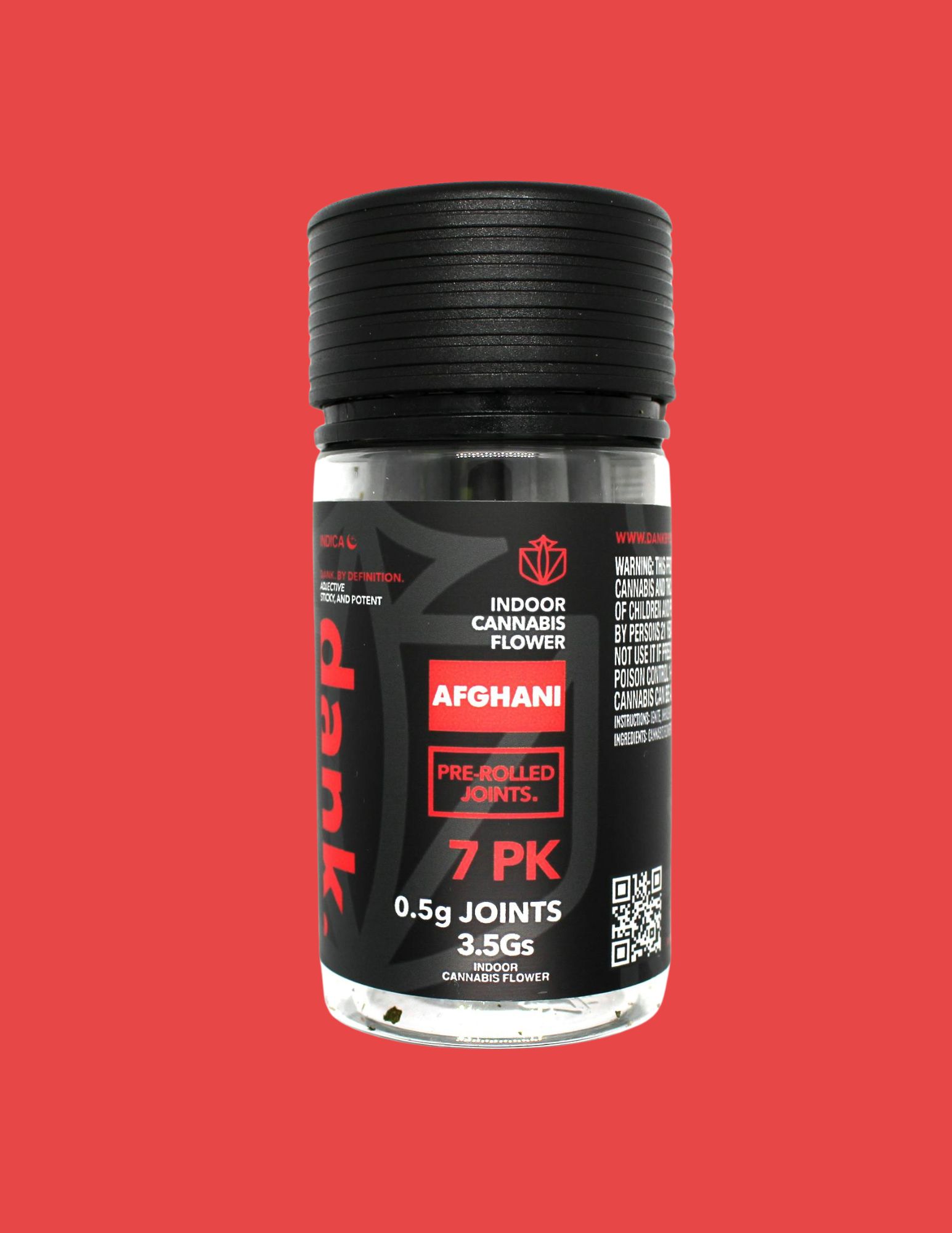 Photograph of product: Dank | 7pk | Prerolls | Afghani