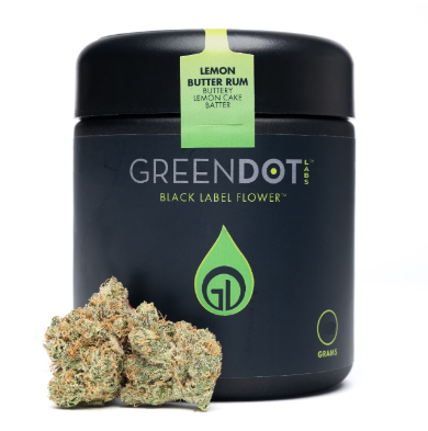 Photograph of product: Green Dot Labs Lemon Butter Rum Flower 3.5g