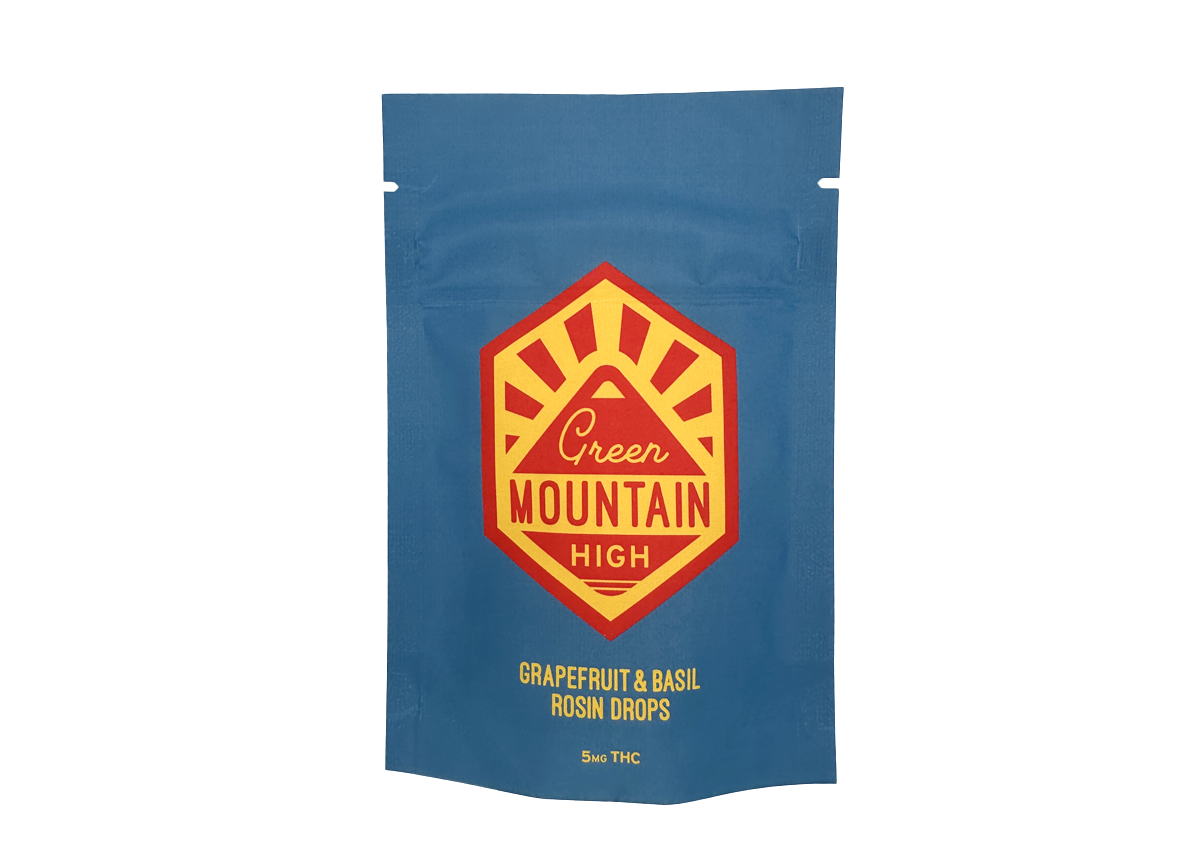 Photograph of Product: Green Mountain High - Grapefruit Basil Rosin Drops - 20x - 5mg