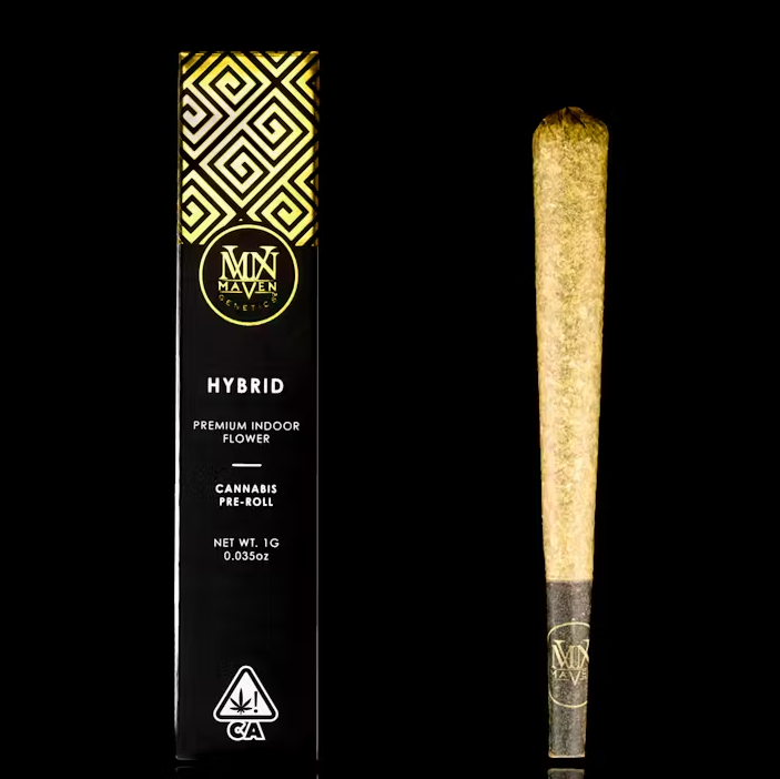 Photograph of product: FKAFL- Formerly Known As French Laundry (H) 1g PREROLL - Maven Genetics
