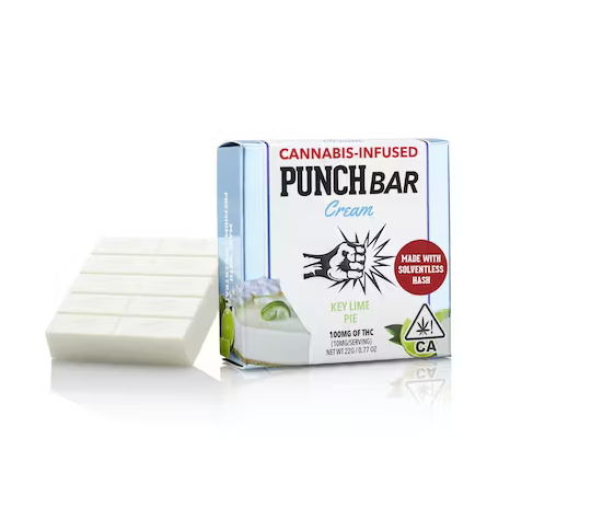 Photograph of product: KEY LIME PIE | SOLVENTLESS PUNCHBAR 100MG