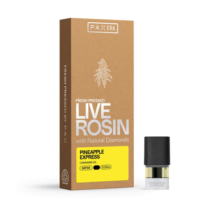 Photograph of product: PAX - Pineapple Express - Live Rosin Pod Vape Cart
