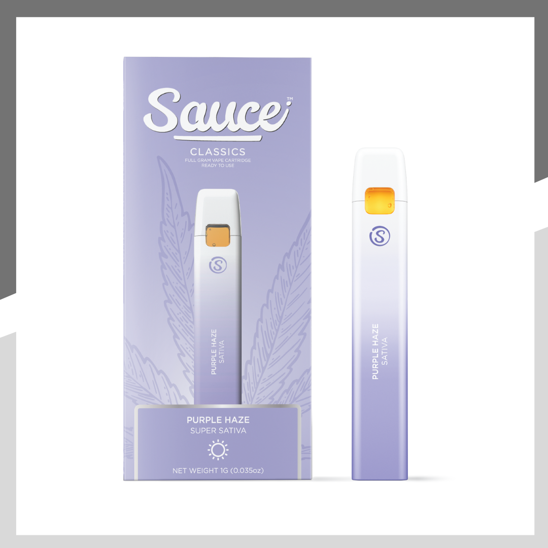 Photograph of product: Oui'd Purple Haze | Distillate Disposable Vape