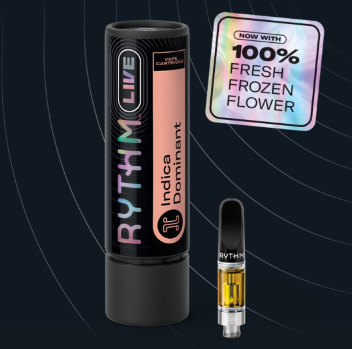 Photograph of product: Vape Cartridge - Couch Crasher - Rythm - REC