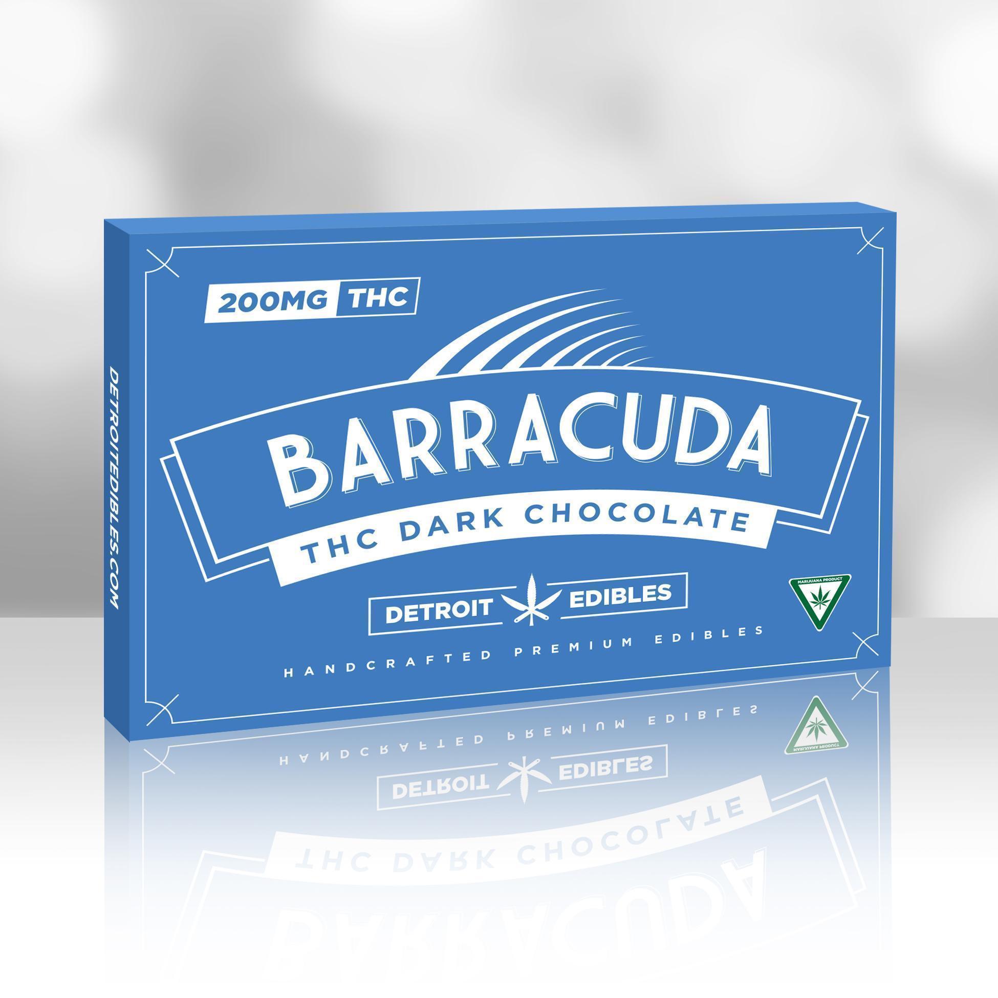 Photograph of product: Dark Chocolate Barracuda 200mg