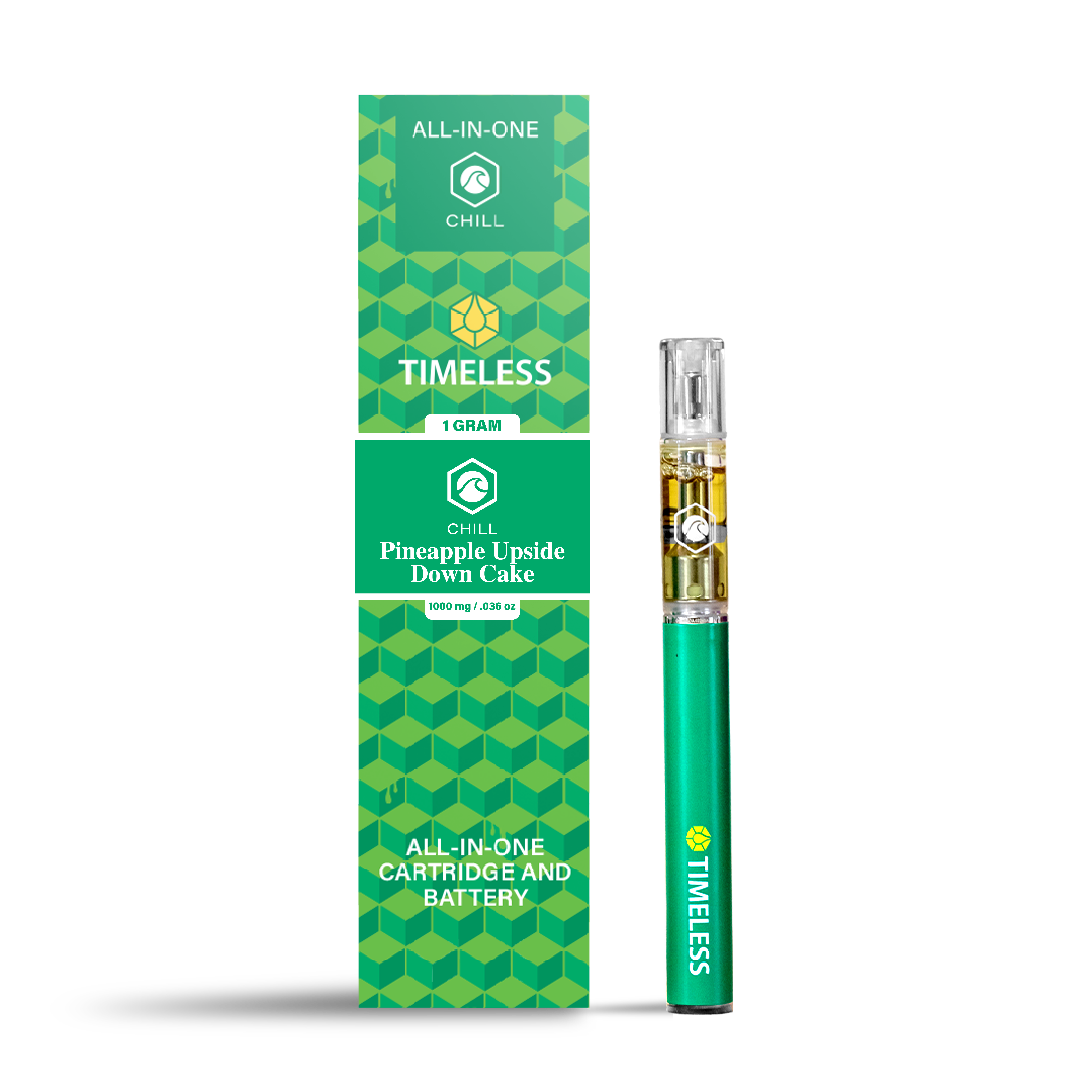 Photograph of product: All-In-One Pineapple Upside Down Cake Chill Cartridge | 1g