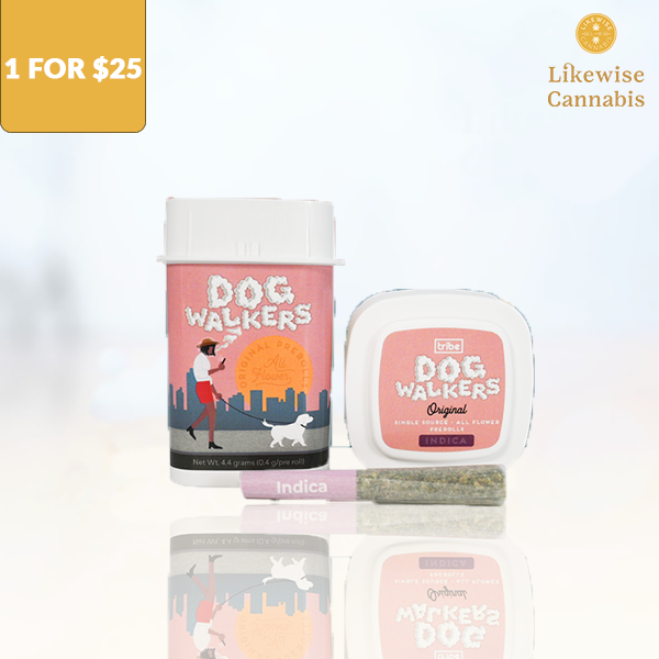 Photograph of product: 11-PACK 4.4G Oui'd DOG WALKER FLOWER PREROLLS
