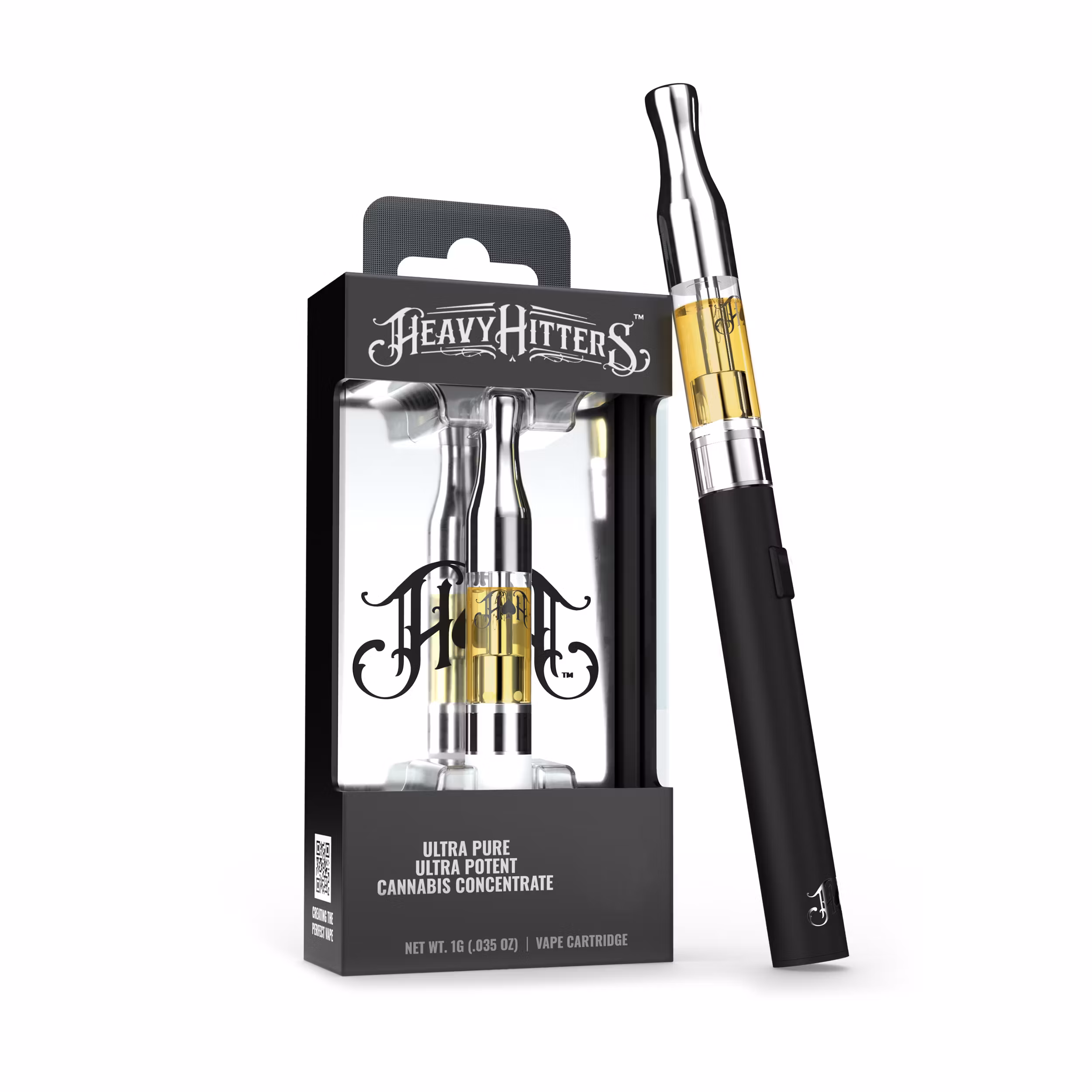 Photograph of product: Heavy Hitters - Peach Crescendo Cart - 2g