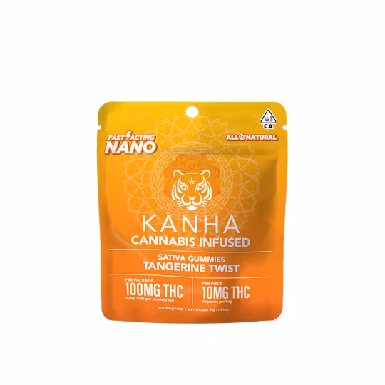Photograph of product: TANGERINE TWIST  NANO | 100MG | FAST ACTING
