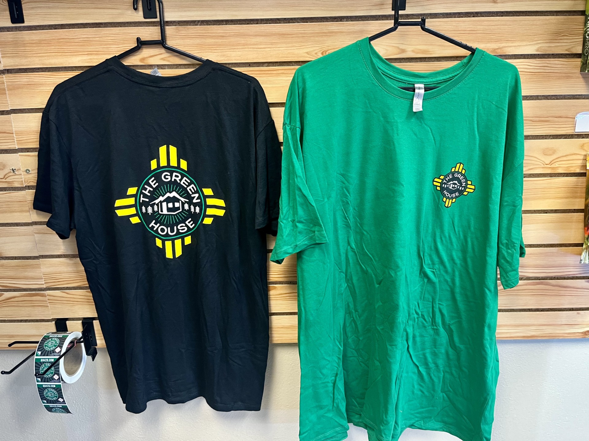 Photograph of product: The Green House - Zia T-Shirt - Black - 2XL