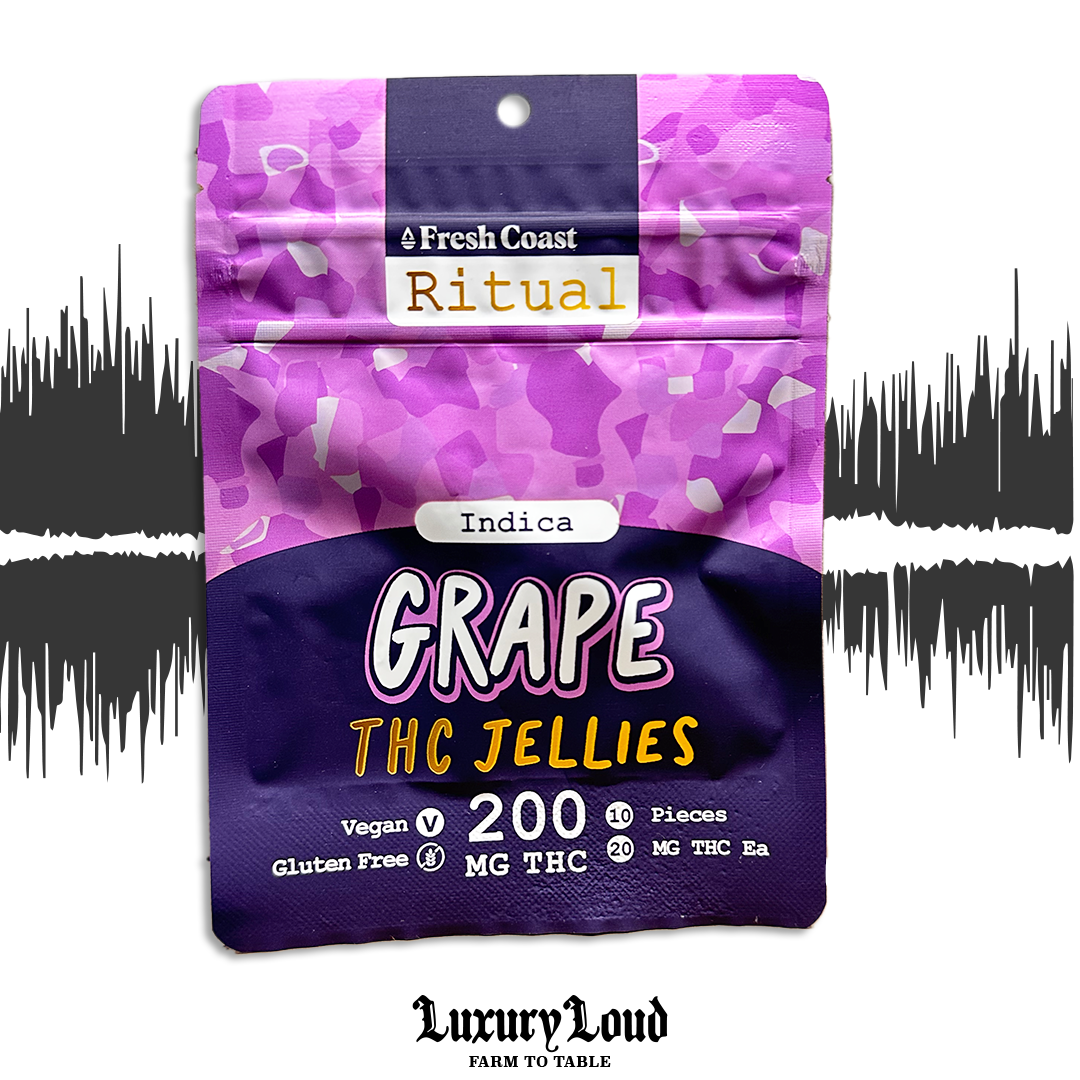 Photograph of product: Jellies GRAPE