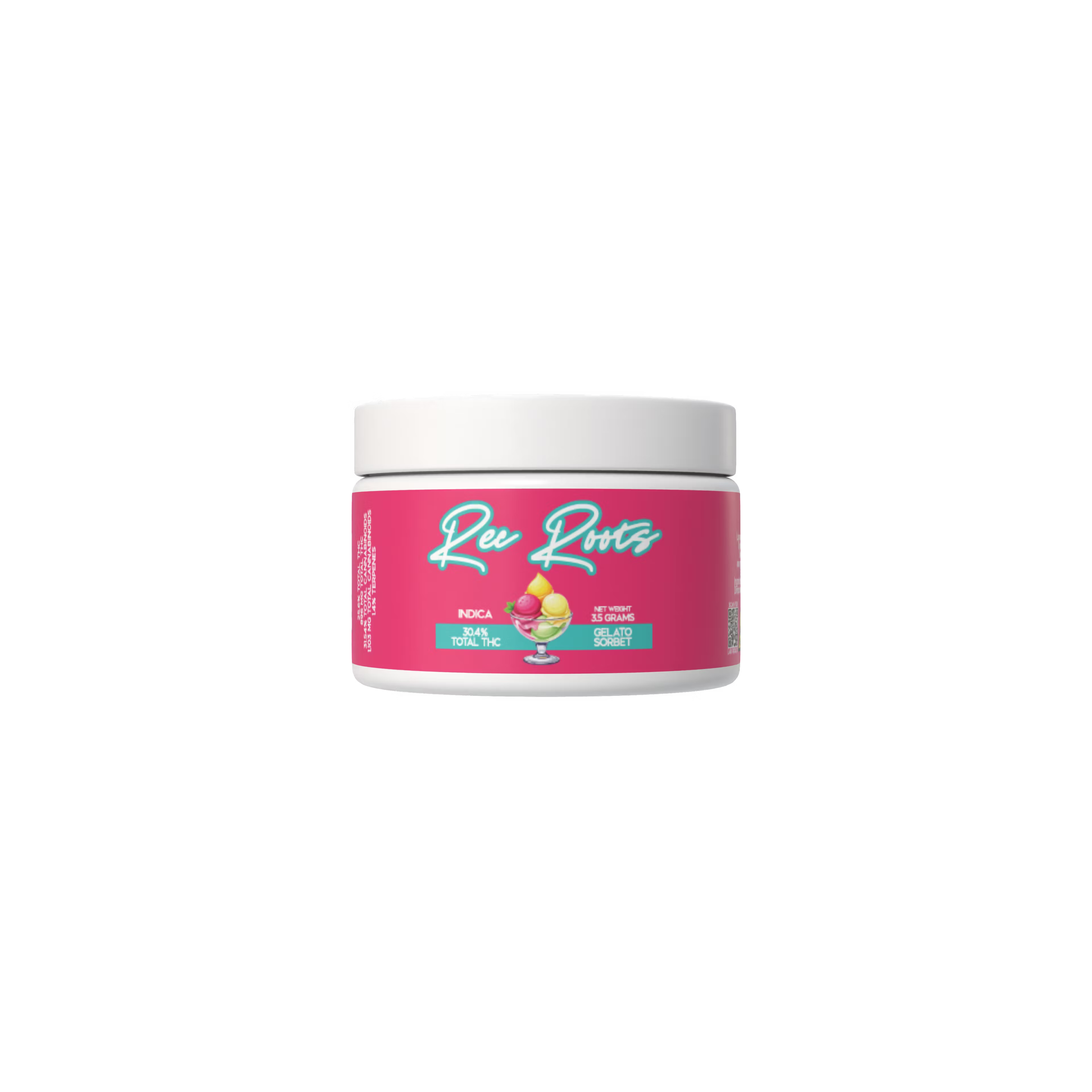 Photograph of product: Rec Roots - Gelato Sorbet - Flower - 3.5g