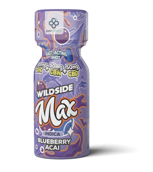 Photograph of Product: Blueberry Acai MAX shot