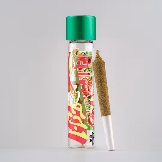 Photograph of product: JetPacks | Strawberry Sour Diesel | FJ-Mini Resin Infused Pre Roll | .6g