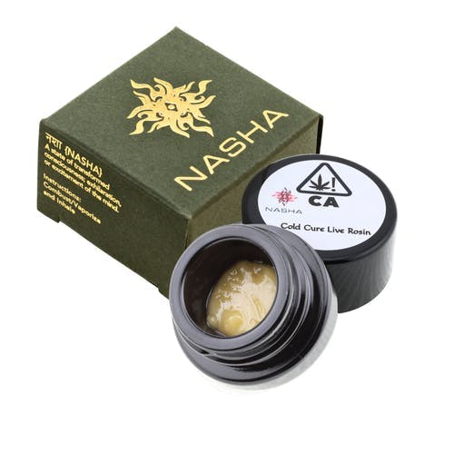 Photograph of product: Tropical Cherry 1g Cold Cure Live Rosin (Mattole Valley Sungrown) - 