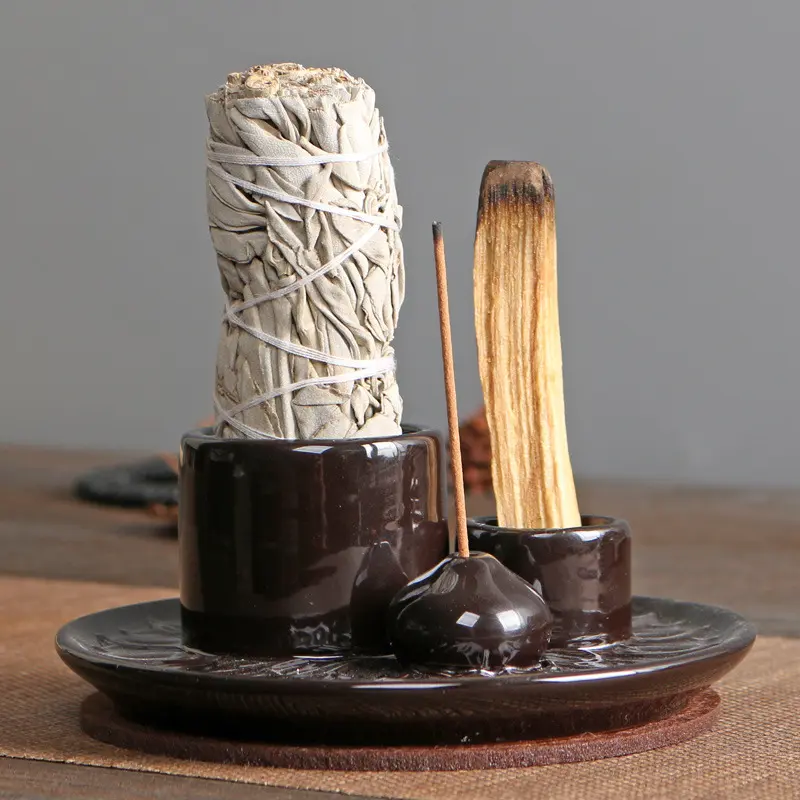 Photograph of product: Palo Santo, Sage & Incense Tray