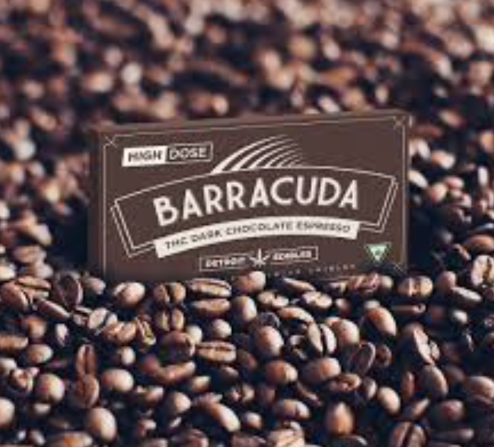 Photograph of product: DARK CHOCOLATE ESPRESSO | BARRACUDA BAR | 200MG