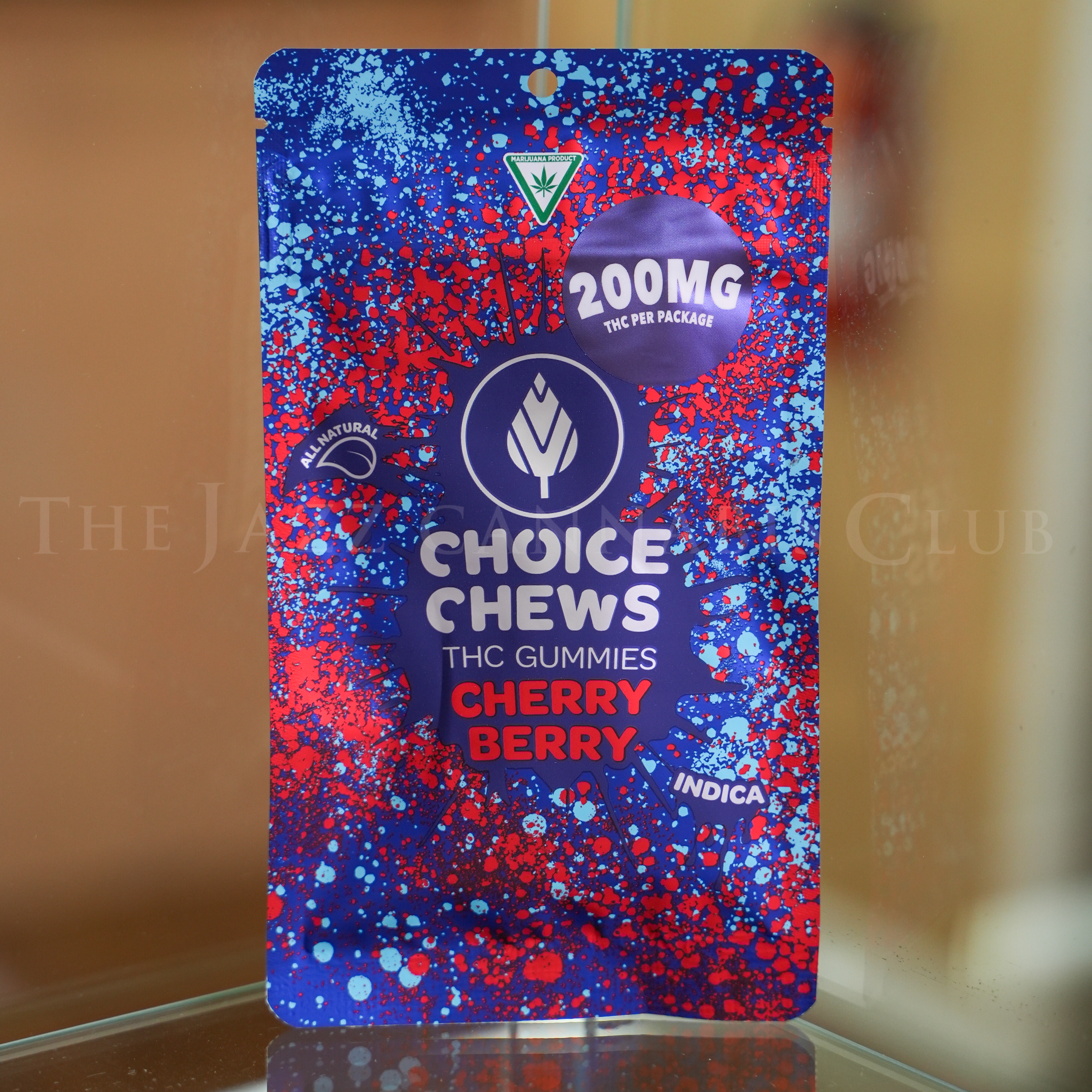 Photograph of product: Choice - Cherry Berry (Oui'd) - 200mg Gummies