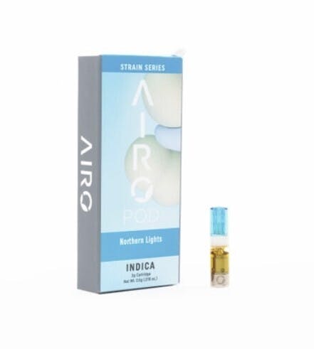 Photograph of product: AiroPro - Northern Lights .5g Pod Cartridge- Oui'd