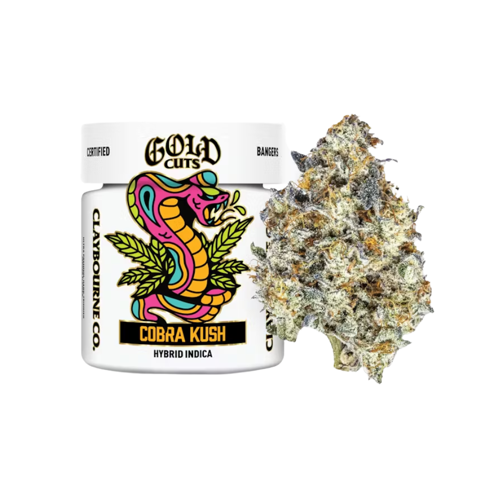 Photograph of product: COBRA KUSH 3.5G - GOLD CUTS - CLAYBOURNE CO
