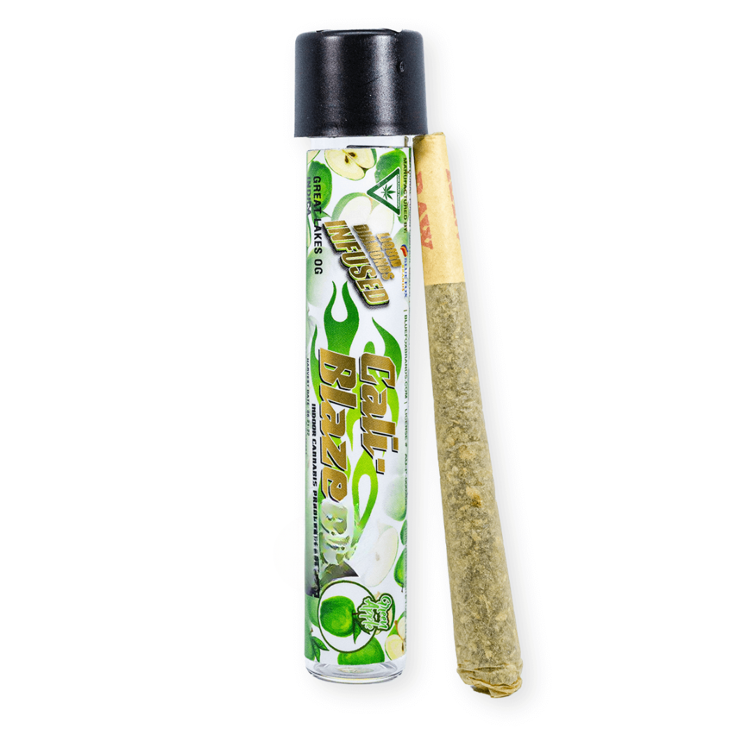 Photograph of product: Cali-Blaze - 1.2g Infused Pre-Roll - Green Apple