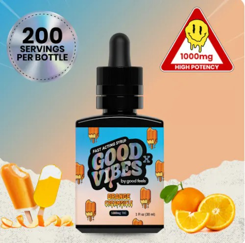 Photograph of product: Orange Creamsicle - Tincture - GF - Vegan - 0 calories