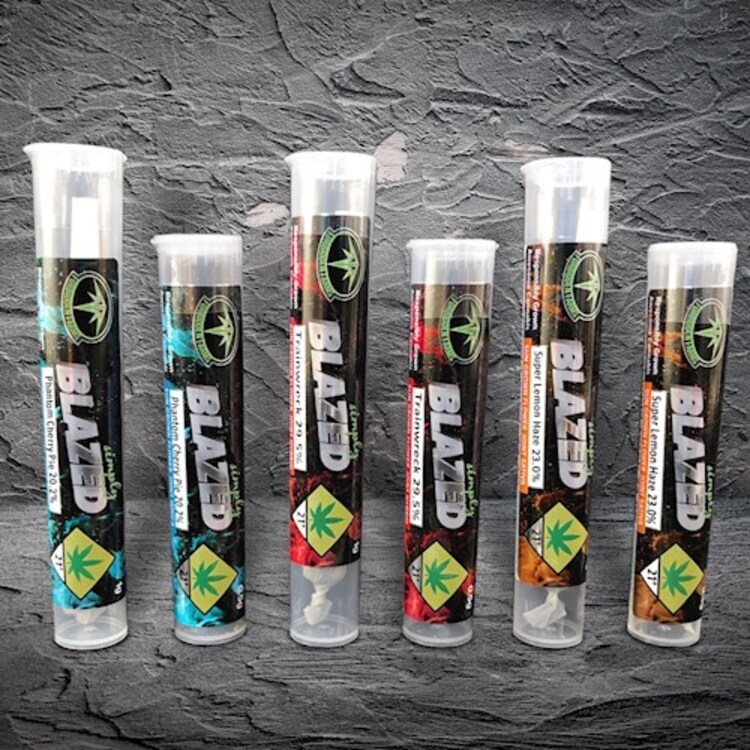 Photograph of product: Forbidden Farms - Blazed - Blue Steel Joint