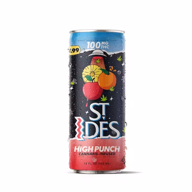 Photograph of product: St. Ides | High Punch - Fruit Punch | 12oz | 100mg
