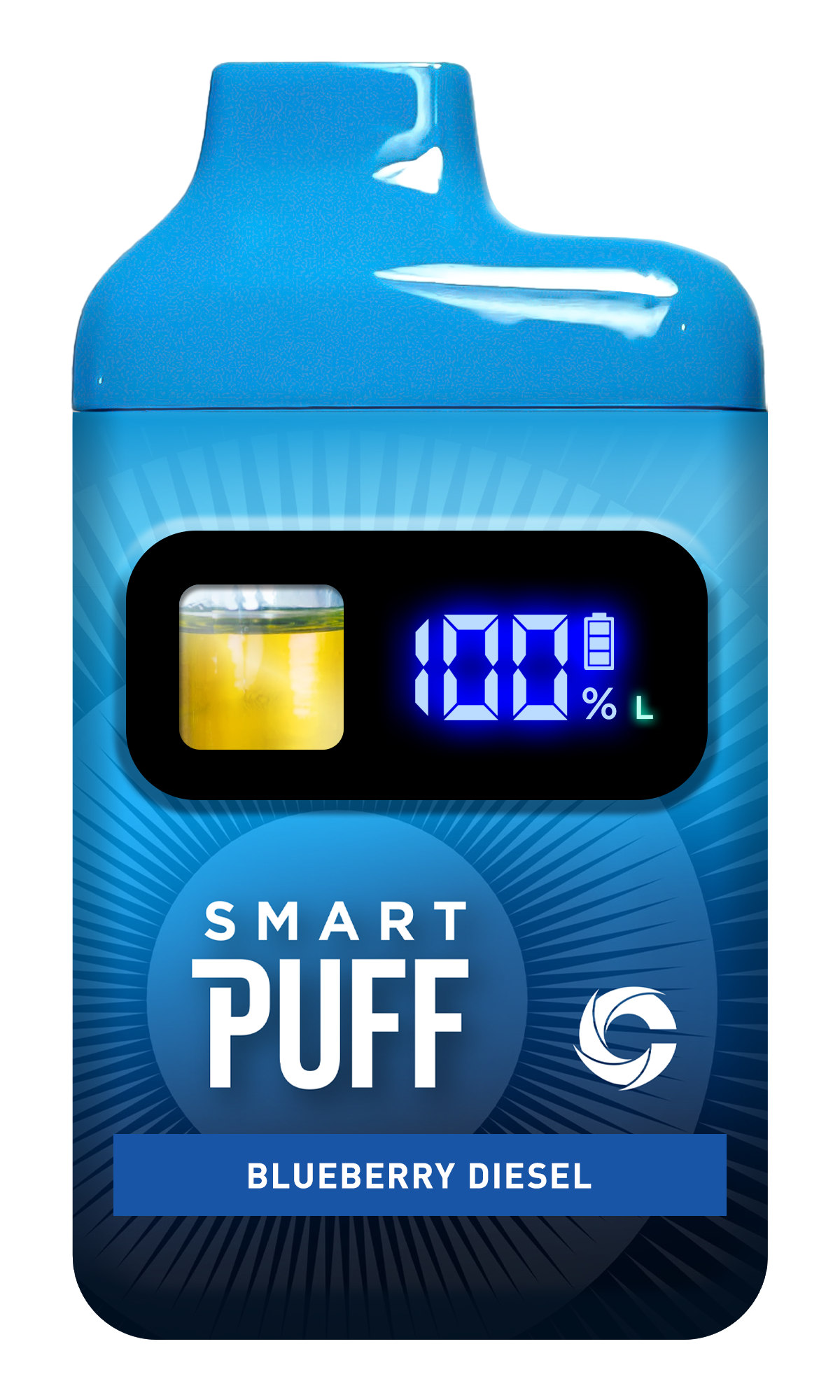 Photograph of product: SMART PUFF - BLUEBERRY DIESEL - DISPOSABLE VAPE